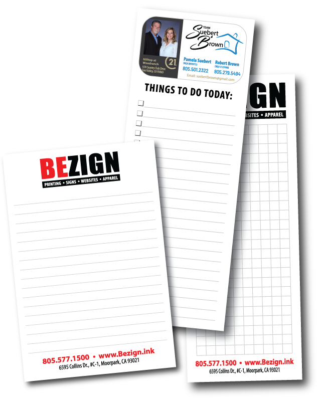 Custom Notepads  Stigler Printing