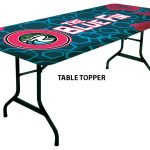 table topper, cloth table cover, printed table cover, custom table topper